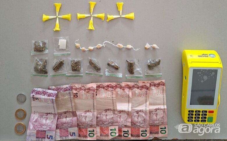 Suspeito tenta dispensar mochila com drogas, mas acaba detido pela Guarda Municipal em Ibaté -