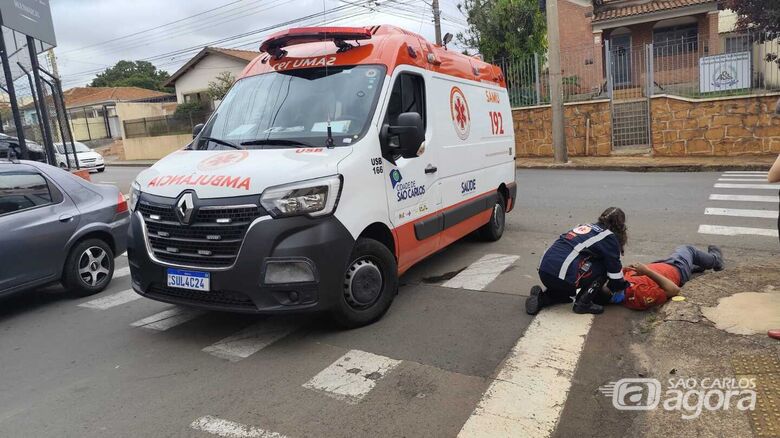 Avanço de sinalização causa acidente na Vila Marcelino - Crédito: Maycon Maximino