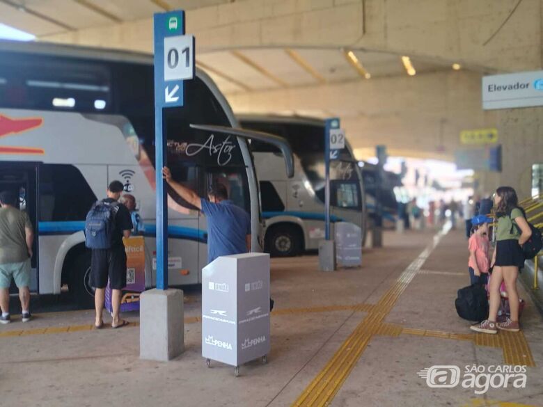 Ônibus: são permitidos até 30 kg no bagageiro e até 5 kg de bagagem de mão, desde que não interfira no conforto dos passageiros dentro do ônibus - Crédito: divulgação