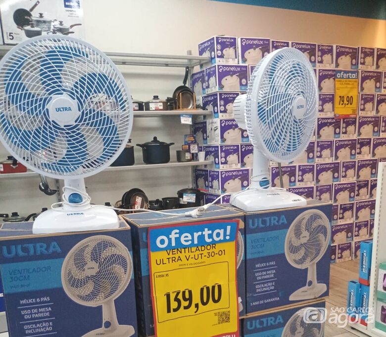 Ventiladores: vários modelos e até produtos com preço de promoção - 