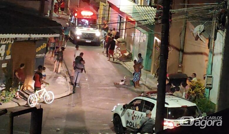 Homem é ferido com golpe de facão no Jardim Gonzaga - Crédito: SCA 