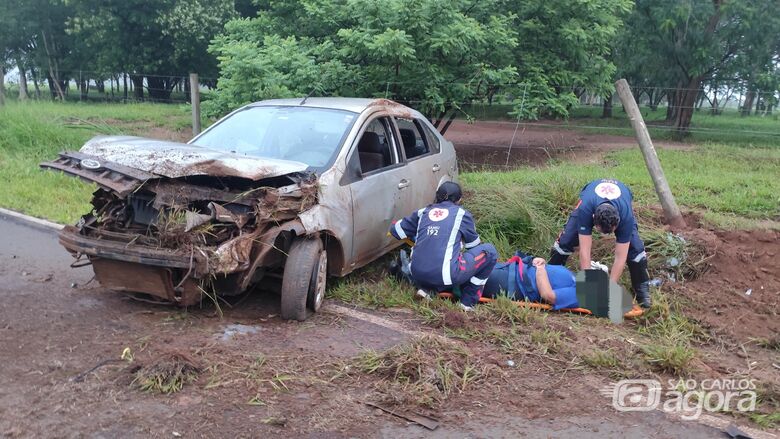 Colisão entre carro e capivara deixa motorista ferida na estrada do 29 - Crédito: SCA