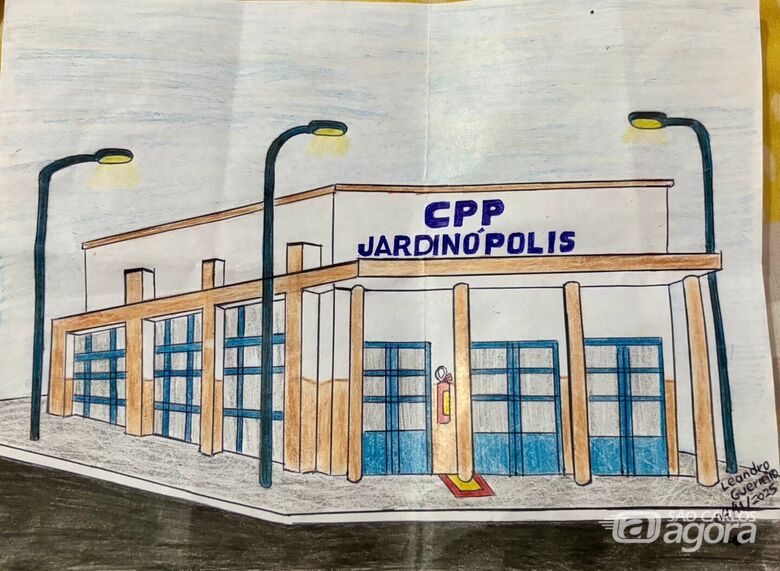 No presídio, Guerreiro desenhou toda a estrutura física do alojamento onde ficou durante os dias em que ficou no CPP - Crédito: divulgação