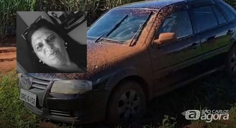 Mulher é vítima de feminicídio; carro é encontrado em canavial - Crédito: Cidade on line 