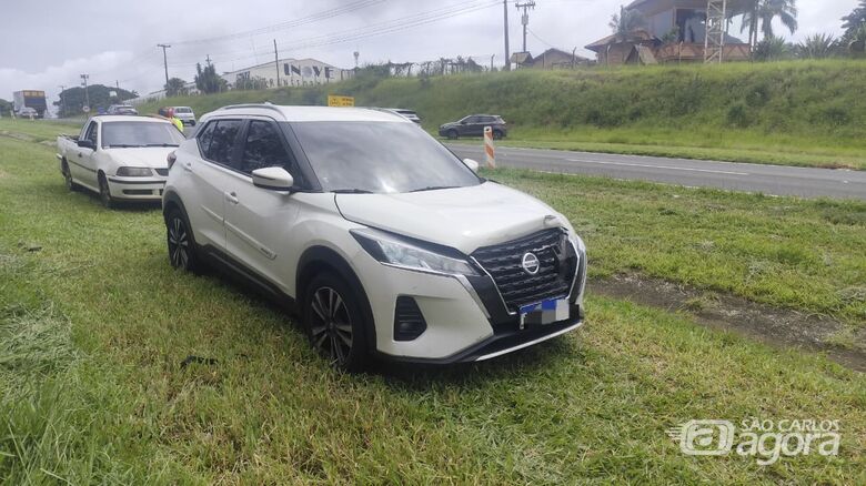 Colisão traseira é registrada na Rodovia Washington Luís - Crédito: SCA