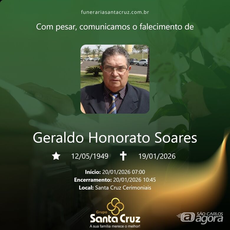 Grupo Santa Cruz informa notas de falecimento  - 