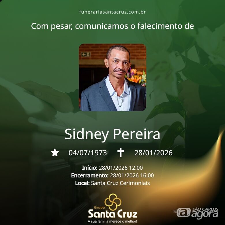 Grupo Santa Cruz informa notas de falecimento -