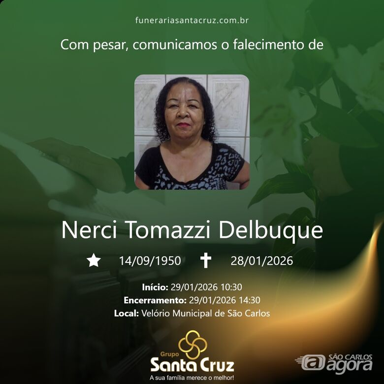 Grupo Santa Cruz informa nota de falecimento - 