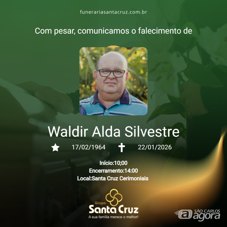 Grupo Santa Cruz informa notas de falecimento  - 