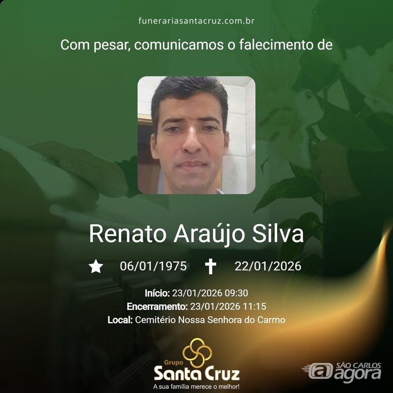 Grupo Santa Cruz informa notas de falecimento  - 