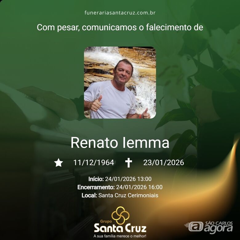 Grupo Santa Cruz informa nota de falecimento  - 