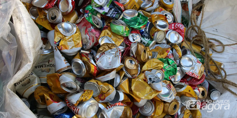 Latinhas alumínio/reciclagem - Crédito: Agência Brasil 