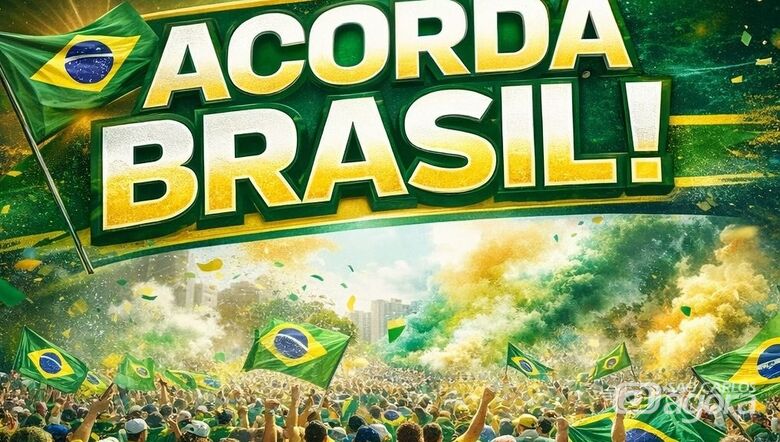 Praça Itália recebe manifestação "Acorda Brasil" neste domingo - 