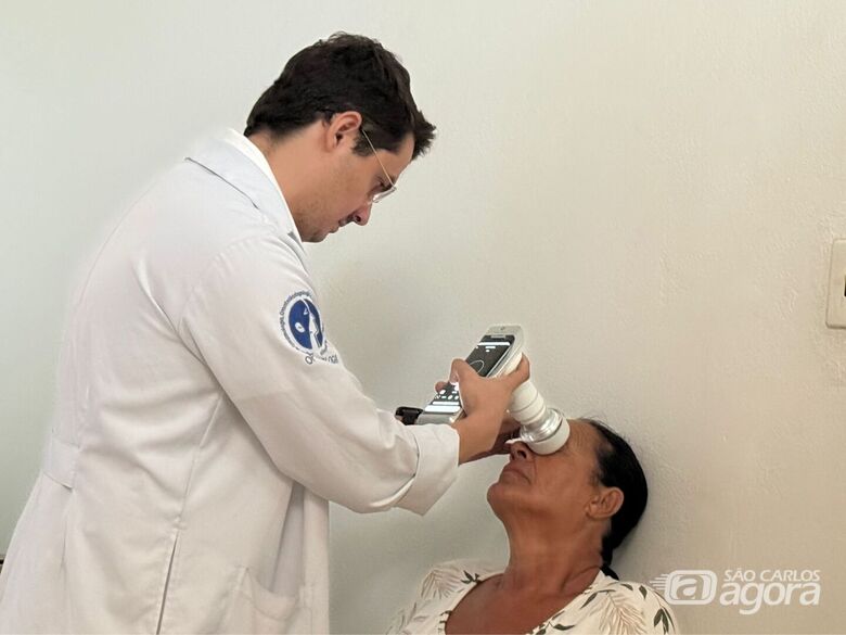 Ibaté inicia realização inédita de exames de mapeamento de retina no Hospital Municipal - 