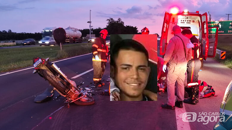 Motociclista morto em acidente na SP-310 morava no São Carlos 8 - Crédito: SCA