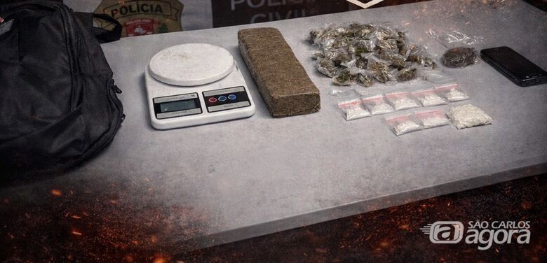 DISE apreende drogas em imóvel abandonado no Jardim Hikare -