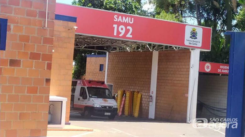 Base do Samu São Carlos - Crédito: SCA
