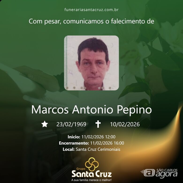 Grupo Santa Cruz informa nota de falecimento  - 