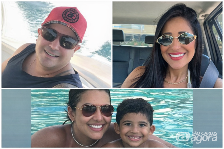 Wesley Carlos da Costa e Juliana Fernanda. Viviane Aredes, de 35 anos, e o filho dela, Bento Aredes, de 4 anos - Crédito: arquivo pessoal 