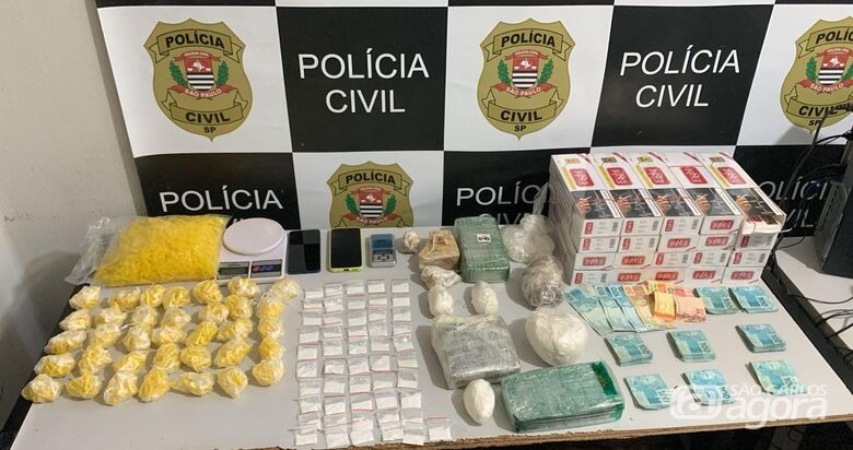 Operação apreende grande quantidade de drogas -