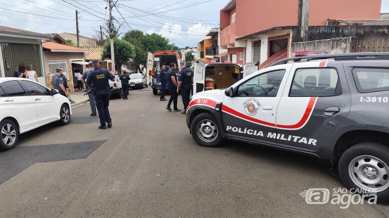 Movimentação no local da ocorrência - Crédito: SCA