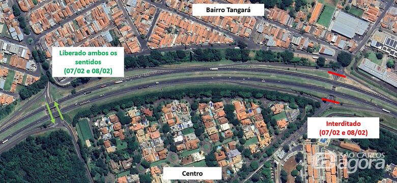 Viaduto do Tangará ficará  interditado neste final de semana - 