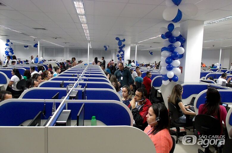 Trabalho de telemarketing - Crédito: Marco Antônio/Secom Maceió   Fonte: Agência Senado