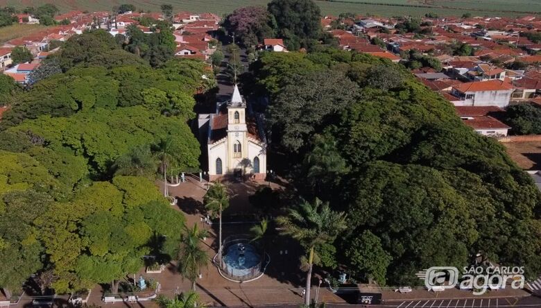 Praça Central de Santa Lúcia: município é um dos  nove da Região Central que não registrou nenhum assassinato em 2025 - Crédito: Divulgação