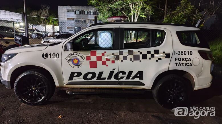 Homem condenado por divulgação de pornografia infantil é preso pela Força Tática no Santa Felícia - Crédito: Foto: Maycon Maximino/São Carlos Agora