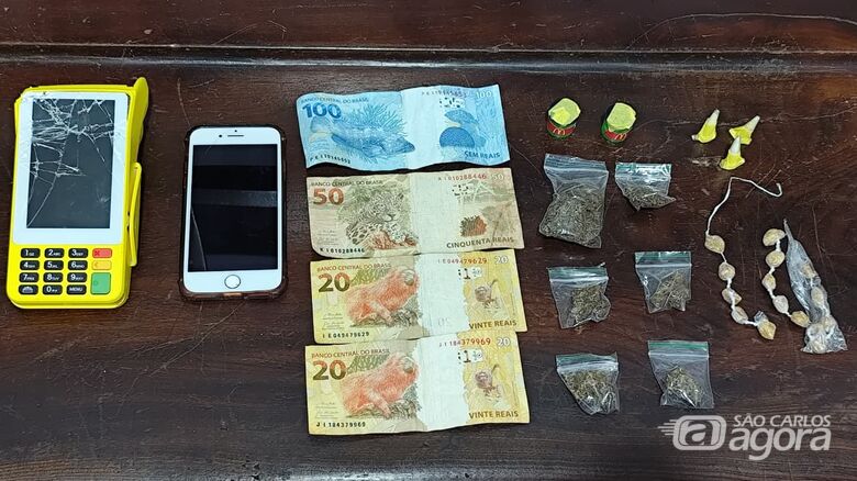 Ação conjunta da GCM e PM termina com jovem preso por tráfico em Ibaté - Crédito: Foto: Maycon Maximino/São Carlos Agora
