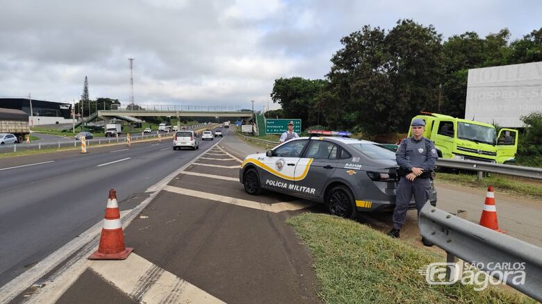 Atropelamento deixa vítima em estado grave na Rodovia Washington Luís em São Carlos - Crédito: SCA