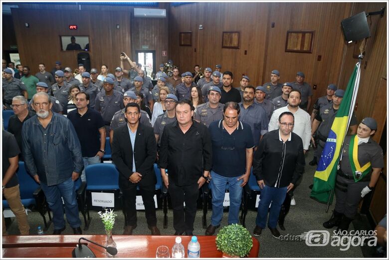 PM realiza solenidade de valorização ao Policial Militar - Crédito: foto: Eduardo Migliato