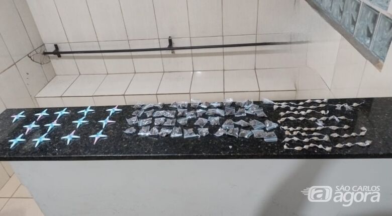 Drogas são apreendidas no Jardim Popular em Ibaté -