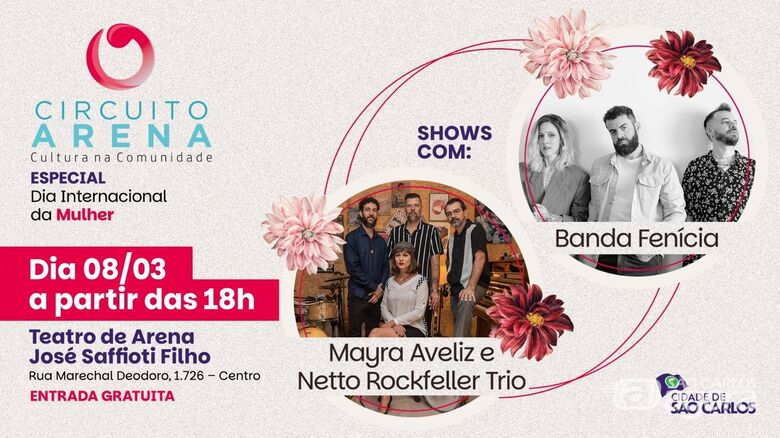 Circuito Arena terá edição especial no Dia Internacional da Mulher - 