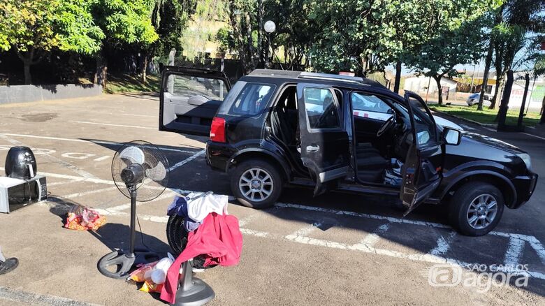 PM age rápido e prende autores de roubo em residência na cidade de Dourado - Crédito: SCA