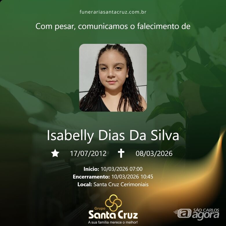 Grupo Santa Cruz informa notas de falecimento  - 