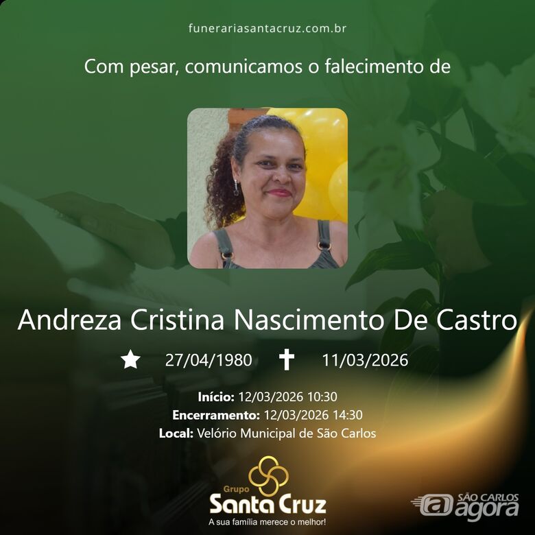 Grupo Santa Cruz informa nota de falecimento  - 