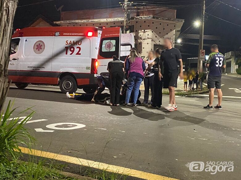 Motociclista fica ferido após colisão com carro no Bela Vista - Crédito: SCA