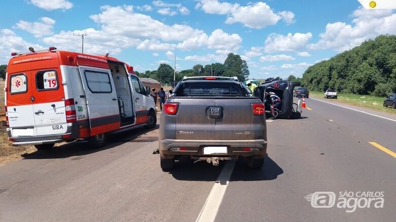 Colisão entre SUV e caminhonete deixa um morto na SP-191 - Crédito: CCI Artesp