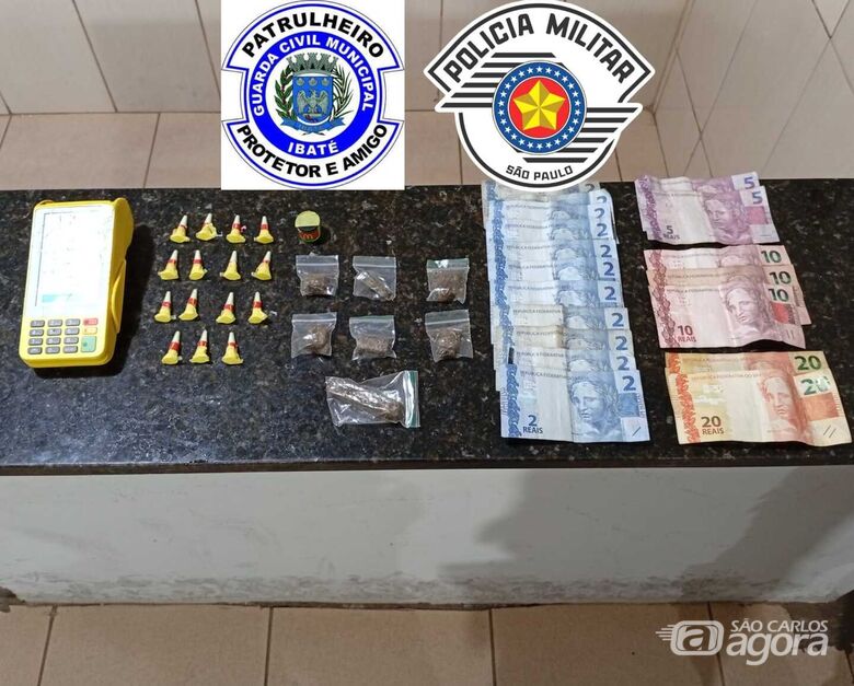 Operação conjunta da PM e Guarda Municipal prende suspeito por tráfico de drogas -