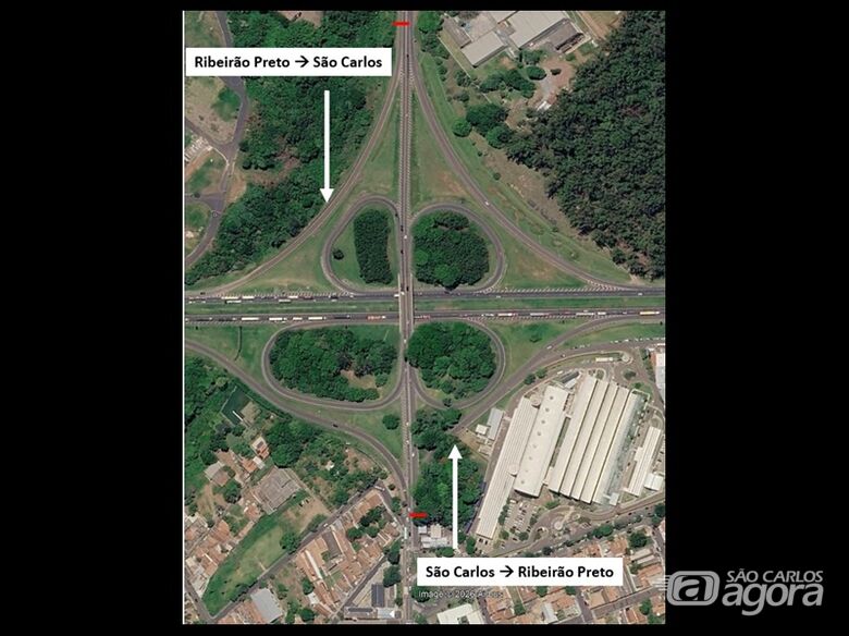 Interdição de faixas na SP-310 altera trânsito em São Carlos nesta semana - 