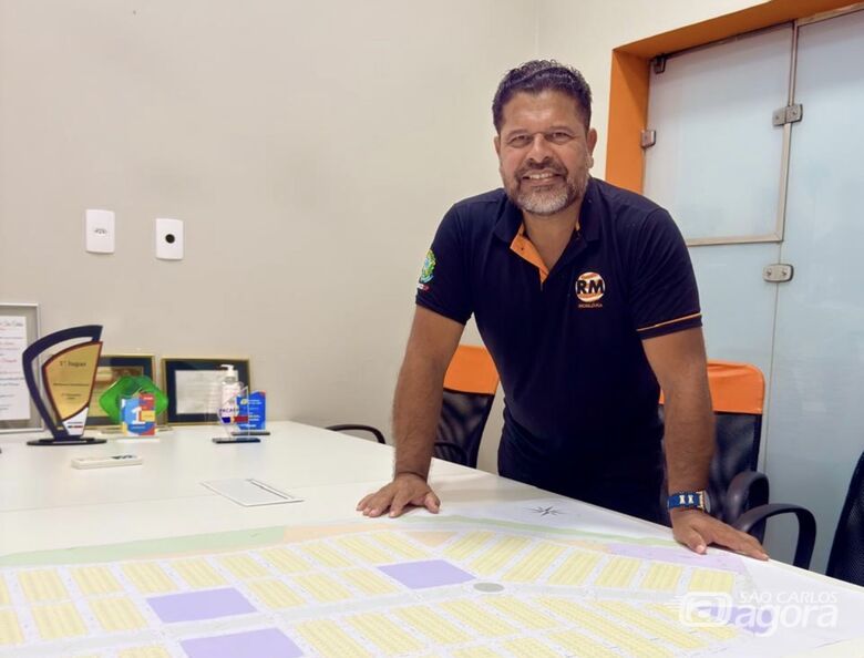 Marcos, proprietário da RM imobiliária  - Crédito: Divulgação 