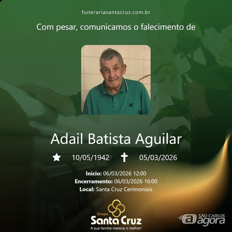 Grupo Santa Cruz informa notas de falecimento - 