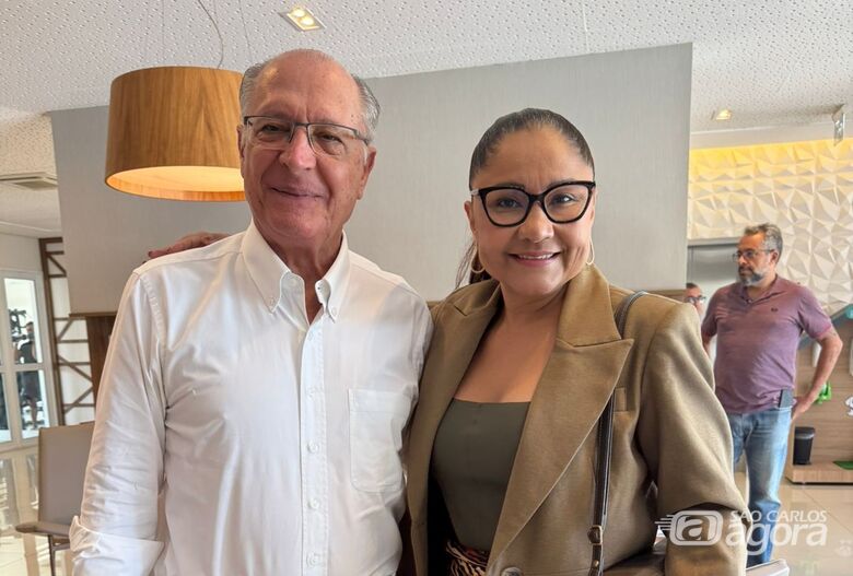 A empresária e pré-candidata a deputada federal, Maria Aires como vice-presidente da República, Geraldo Alckmin: ela deve estar na ALESP nesta sexta para dar as boas vindas à ex-ministra e ex-senadora Simone Tebet - Crédito: divulgação