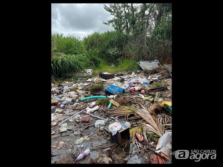 Moradores reclamam de acúmulo de lixo em ponto de coleta na Estrada da Babilônia - 