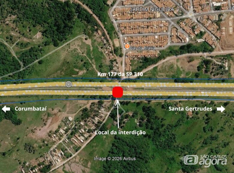 SP 310 terá faixa interditada para obras em viaduto em Rio Claro - 