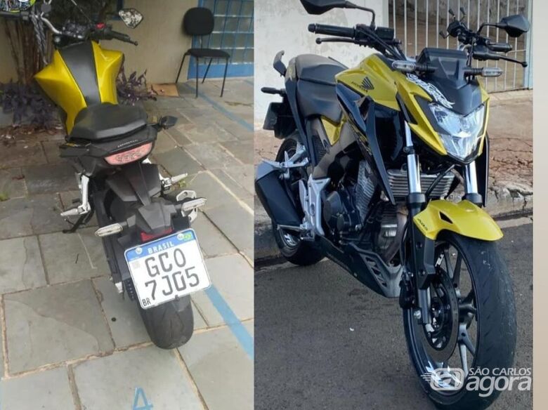 Moto é furtada em frente à escola no Santa Felícia e proprietário pede ajuda - 