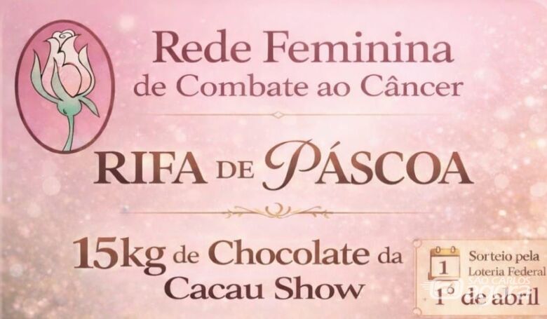 Rede Feminina promove rifa de Páscoa para apoiar pacientes em tratamento contra o câncer - 