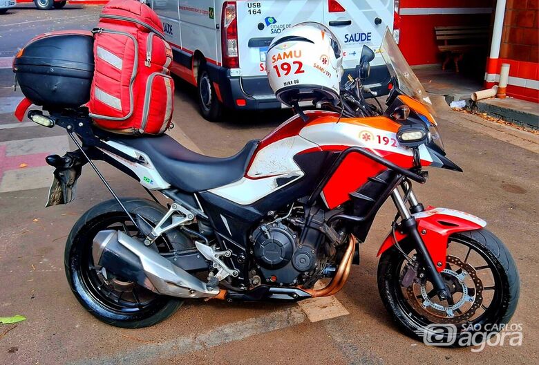 Motolância do Samu - Crédito: divulgação