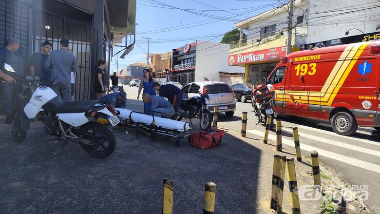 Colisão entre duas motos deixa jovem ferida no Santa Felícia - Crédito: SCA